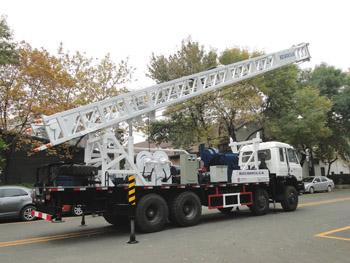 陜西省煤田地質(zhì)局訂購我廠BZC600LCCA車載水井鉆機(jī)